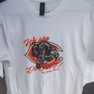 Gildan White Chicago Bears Graphic Tee
